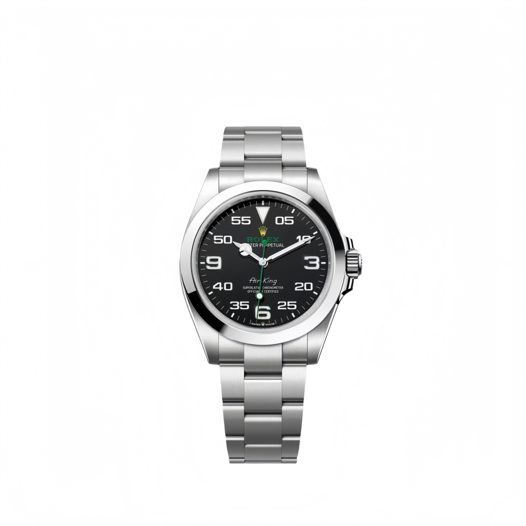 Clean Factory Air-King replica watch with black dial