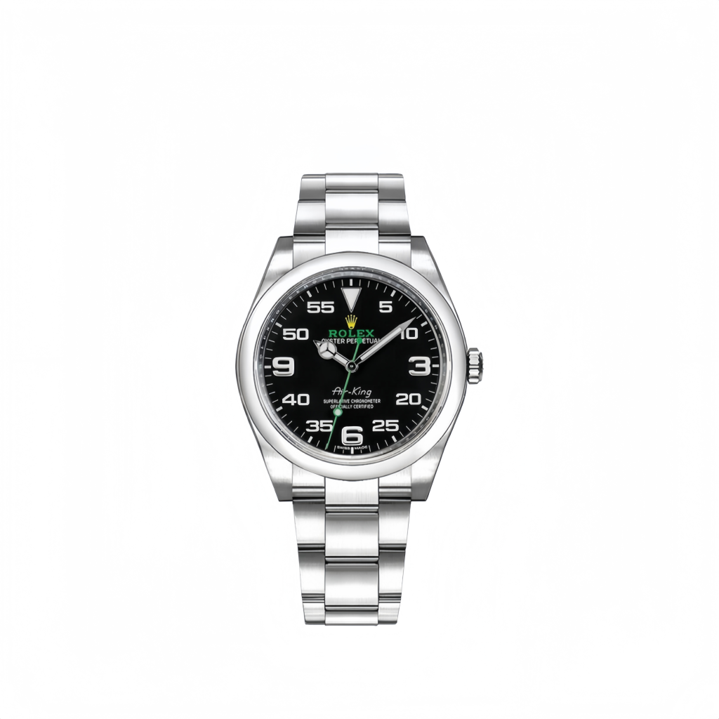 Clean Factory Air-King replica watch with black dial