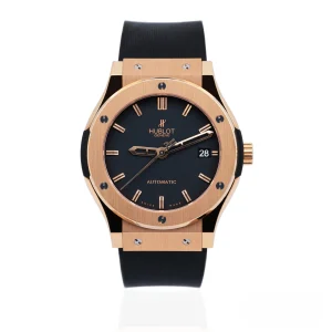 CleanFactory HUBLOT CLASSIC FUSION 511.OX.1180.RX Oro Rosa 18ct 45mm Quadrante Nero