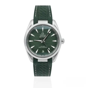 CleanFactory OMEGA SEAMASTER AQUA TERRA 220.12.38.20.10.001 Acciaio 38mm Quadrante Verde con Motivo ‘Teak’
