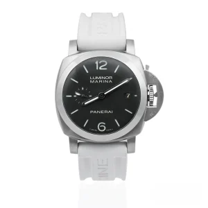 CleanFactory PANERAI LUMINOR PAM00392 42mm Acciaio Marina 1950 3 Giorni Quadrante Nero