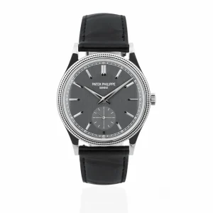 CleanFactory PATEK PHILIPPE CALATRAVA 6119G-001 Quadrante Grigio Antracite in Oro Bianco 18ct