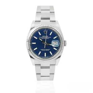 CleanFactory ROLEX DATEJUST 126234 Acciaio Inossidabile 36mm Quadrante Blu