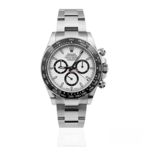 CleanFactory ROLEX DAYTONA ‘PANDA’ 126500LN 40mm Acciaio Quadrante Bianco