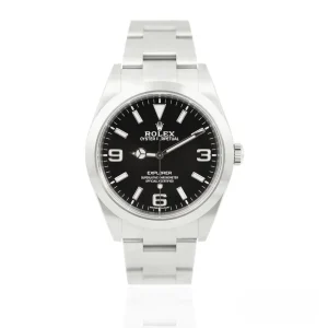 CleanFactory ROLEX EXPLORER 214270 Acciaio 39mm Quadrante Nero MK2 - Nuovo Certificato di Garanzia