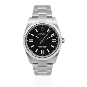 CleanFactory ROLEX OYSTER PERPETUAL 124300 41mm Acciaio Inossidabile Quadrante Nero