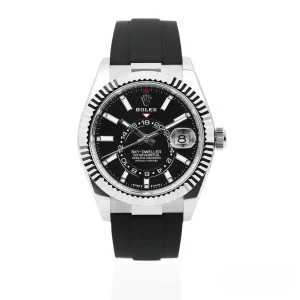 CleanFactory ROLEX SKY-DWELLER 336239 Oro Bianco 18ct 42mm Quadrante Nero