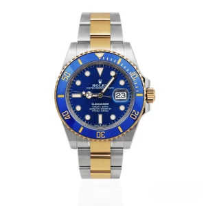 CleanFactory ROLEX SUBMARINER 126613LB ‘Bluesy’ 41mm Acciaio e Oro Giallo 18ct