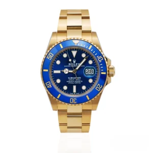 CleanFactory ROLEX SUBMARINER 126618LB Oro Giallo 18ct 41mm Quadro Blu Reale