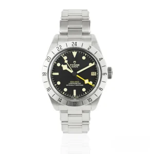 CleanFactory TUDOR BLACK BAY PRO M79470 Acciaio Inossidabile 39mm Quadrante Nero Bombato