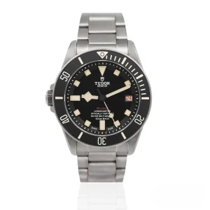 CleanFactory TUDOR PELAGOS LHD 25610TNL 42mm Quadrante Nero 'Fiocco di Neve' in Titanio e Acciaio