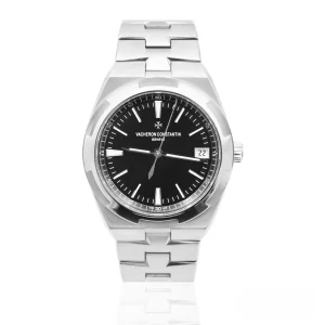 CleanFactory VACHERON CONSTANTIN OVERSEAS 4500V_110A-B483 Acciaio Inossidabile 41mm Quadrante Nero
