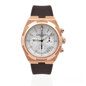 CleanFactory VACHERON CONSTANTIN OVERSEAS 5500V_000R-B074 42.5mm Cronografo in Oro Rosa 18ct Quadrante Argento