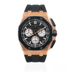 CleanFactory AUDEMARS PIGUET ROYAL OAK OFFSHORE 26420RO.OO.A002CA.01 Cronografo Oro Rosa 18ct Quadrante Nero 43mm