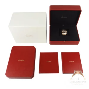 CleanFactory CARTIER SANTOS DE CARTIER WHSA0016 Scheletrato Oro Rosa 18ct Grande 39.7mm Quadrante