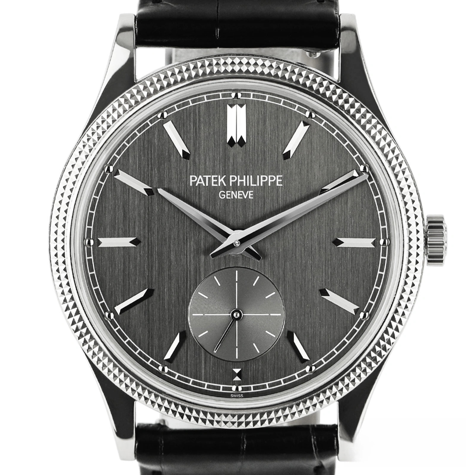 PATEK PHILIPPE CALATRAVA 6119G-001 Oro Bianco 18ct 39mm Quadro Grigio Antracite - Set Completo - 2024 2 PATEK PHILIPPE CALATRAVA 6119G-001 Oro Bianco 18ct 39mm Quadro Grigio Antracite - Set Completo - 2024 - immagine 2