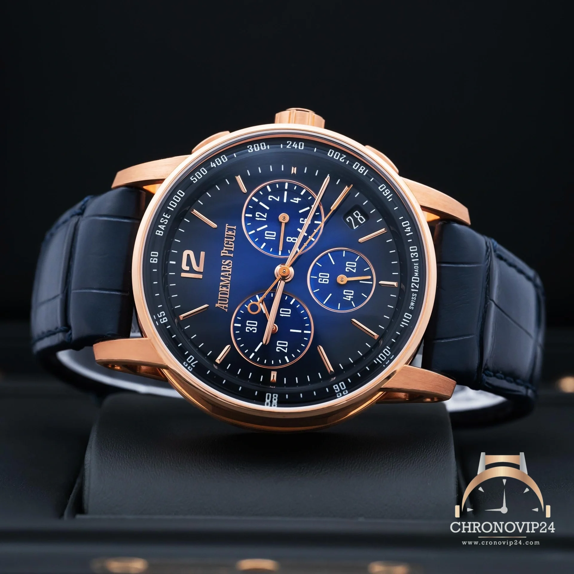 CleanFactory AUDEMARS PIGUET CODE 11.59 26393OR.OO.A028CR.01 Oro Rosa 18ct 41mm Quadrante Blu Fumé Laccato Effetto Raggio di Sole 2 CleanFactory AUDEMARS PIGUET CODE 11.59 26393OR.OO.A028CR.01 Oro Rosa 18ct 41mm Quadrante Blu Fumé Laccato Effetto Raggio di Sole - immagine 2