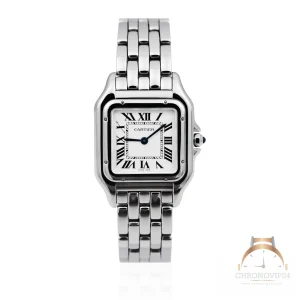 CleanFactory CARTIER PANTHÈRE DE CARTIER WSPN0015 ‘Modello Medio’ Acciaio Quadrante Bianco Romano