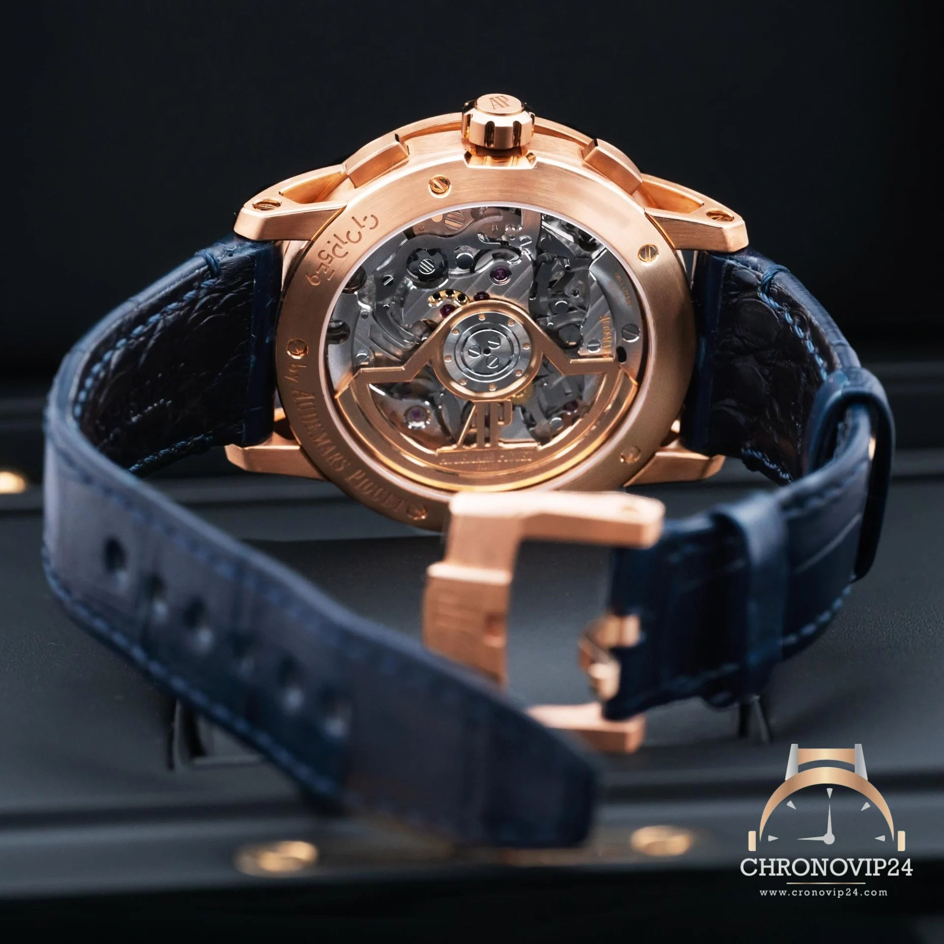 CleanFactory AUDEMARS PIGUET CODE 11.59 26393OR.OO.A028CR.01 Oro Rosa 18ct 41mm Quadrante Blu Fumé Laccato Effetto Raggio di Sole 3 CleanFactory AUDEMARS PIGUET CODE 11.59 26393OR.OO.A028CR.01 Oro Rosa 18ct 41mm Quadrante Blu Fumé Laccato Effetto Raggio di Sole - immagine 3