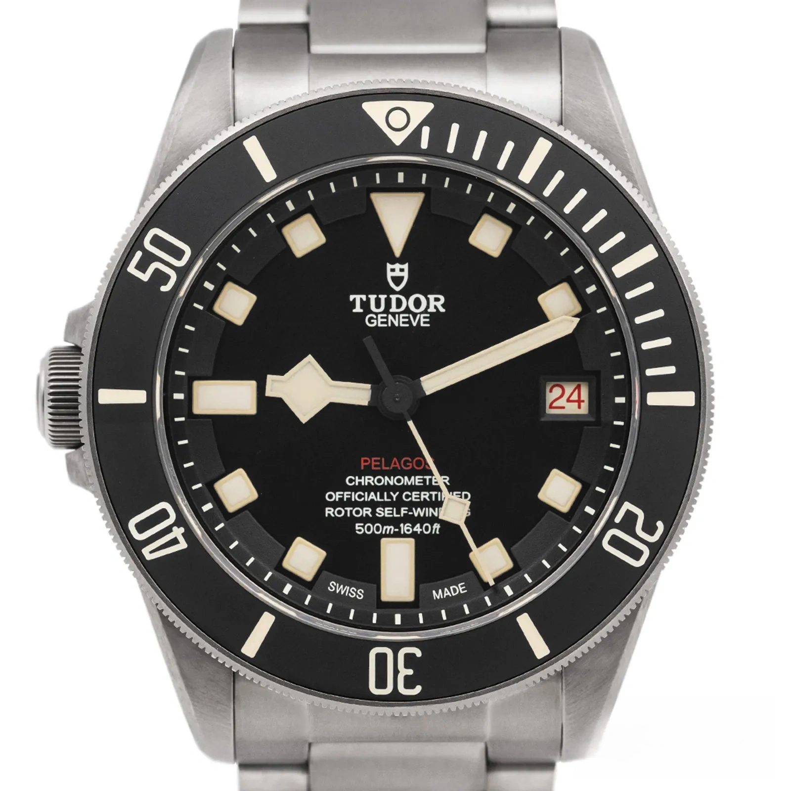 CleanFactory TUDOR PELAGOS LHD 25610TNL 42mm Quadrante Nero 'Fiocco di Neve' in Titanio e Acciaio 5 CleanFactory TUDOR PELAGOS LHD 25610TNL 42mm Quadrante Nero 'Fiocco di Neve' in Titanio e Acciaio - immagine 5