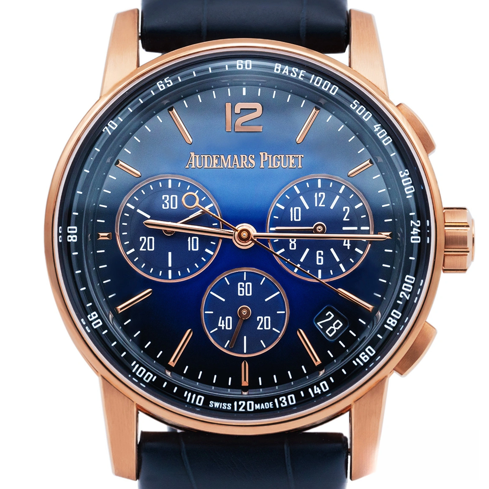 CleanFactory AUDEMARS PIGUET CODE 11.59 26393OR.OO.A028CR.01 Oro Rosa 18ct 41mm Quadrante Blu Fumé Laccato Effetto Raggio di Sole 8 CleanFactory AUDEMARS PIGUET CODE 11.59 26393OR.OO.A028CR.01 Oro Rosa 18ct 41mm Quadrante Blu Fumé Laccato Effetto Raggio di Sole - immagine 8